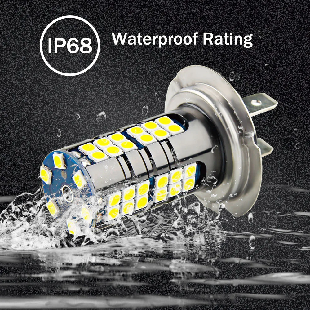 2PCS H7 LED Bulb 3030 Chips Canbus DC 12V~24V 360 Degree 54 SMD Car Fog Light White Lamp Sourcing Parking Auto Car Lights 2PCS H7 LED Bulb 3030 Chips Canbus DC 12V~24V 360 Degree 54 SMD Car Fog Light White Lamp Sourcing Parking Auto Car Lights