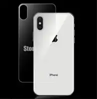 100 ピースプレミアムバック強化ガラス iphone XS 最大 2.5D フィルムカバーリア強化スクリーンプロテクター iphone XR XS ガラスフィルム