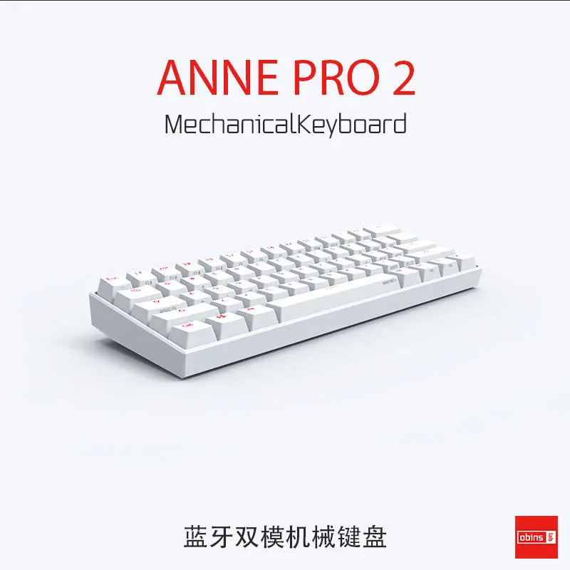 

Anne Pro2 mini portable 60% mechanical keyboard wireless bluetooth Gateron mx Blue Brown switch gaming keyboard detachable cable