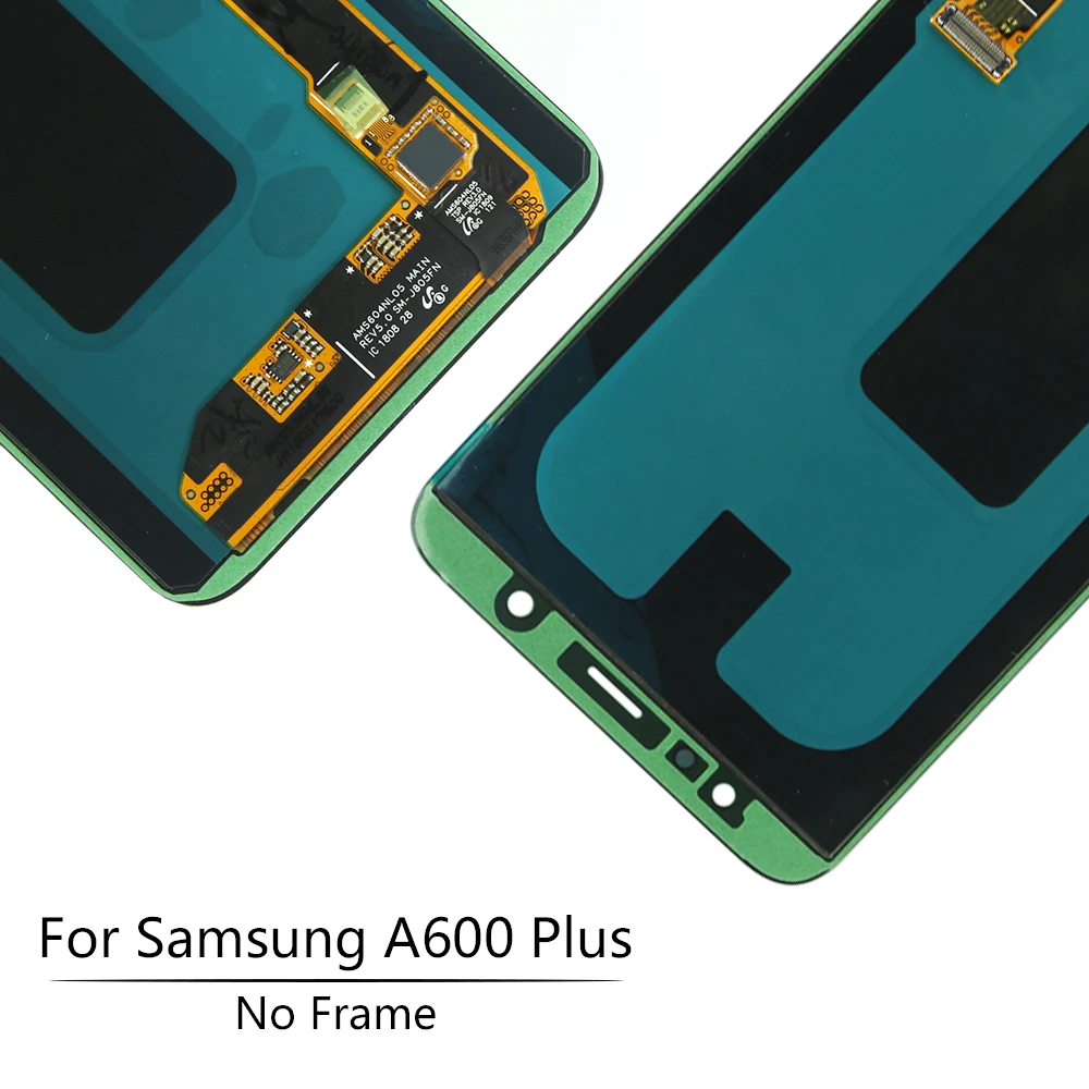 ЖК дисплей AMOLED 6 0 ''для SAMSUNG GALAXY A6 Plus с сенсорным экраном и дигитайзером в сборе
