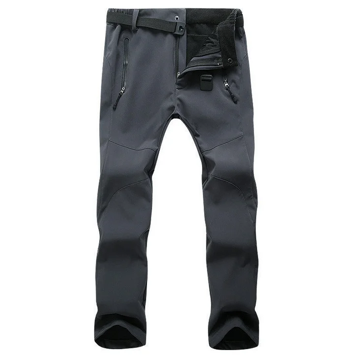 OnnPnnQ invierno impermeable de lana caliente esquí térmico Hombre Pantalones de las mujeres al aire libre senderismo transpirable caminata senderismo Deporte Pantalones