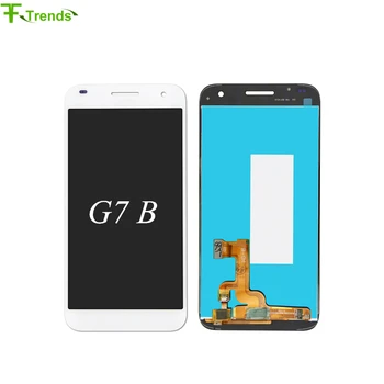 

Fftrends 5pcs Grade A +++ LCD for Huawei G7 L03 VERSION B Display Touch Digitizer Complete Screen Full Assembly Replacement