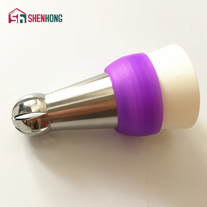 

Ball Nozzle Tips Coupler Sphere Icing Piping Nozzles Converter 3 Hole Plastic Cake Decorating Tools for Russia Nozzle