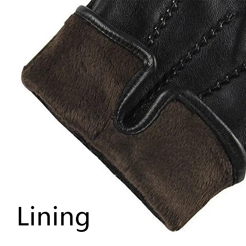 New Arrival 2019 Men Genuine Leather Gloves Warmth Winter Goatskin Glove Fashion Wrist Thicken Griving Solid Real M014WC New Arrival 2019 Men Genuine Leather Gloves Warmth Winter Goatskin Glove Fashion Wrist Thicken Griving Solid Real M014WC
