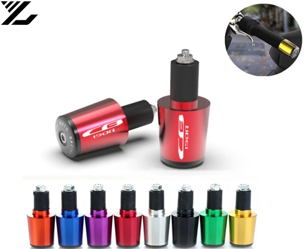

Motor CNC 22MM Handlebar Grips Handle Bar Cap End Plugs For HONDA CBR15R cbr150R CB150R