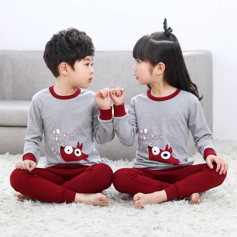 

Kids Clothes Boys Girls Pajamas Sets Children Cartoon Pyjamas Kids Sleepwear Cotton Nightwear Homewear Toddler Pijama Infantil