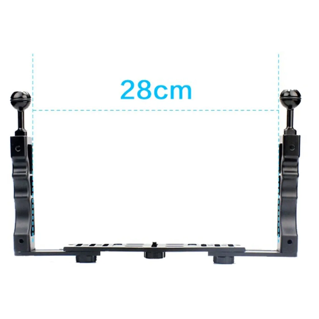 Diving Light Stabilizer for GoPro Hero 6 5 4 3+ 3 Underwater Sports Camera Photo Video Rig Hand Grip Support Kit with Ball Head