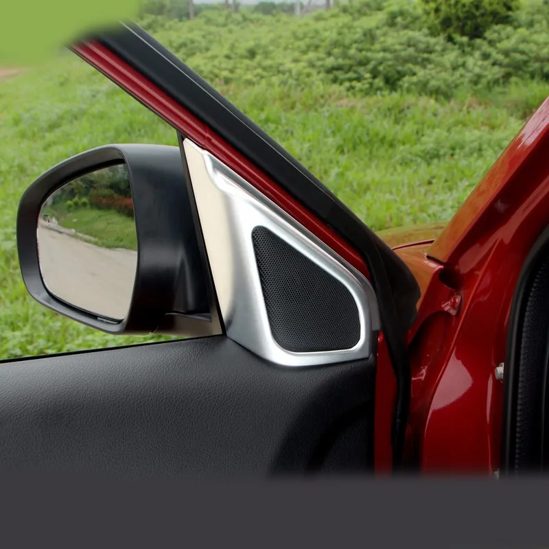 

Car ABS Chrome interior A column loudspeakers Cover Car Accessories For Suzuki Vitara Escudo 2016