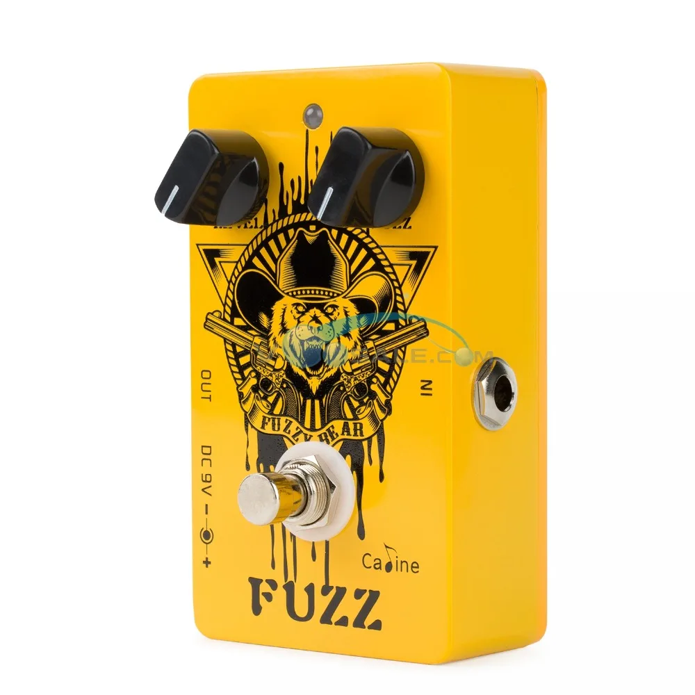 Гитарная педаль Caline Fuzzy Bear Fuzz гитарная с эффектом пушистого медведя аксессуары