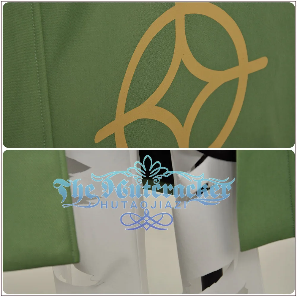 Games Voice Actor Dice Arisugawa Cosplay Costume Custom Green Hoodies Jacket Long Sleeve Turquoise Shirt Pants Wig Halloween