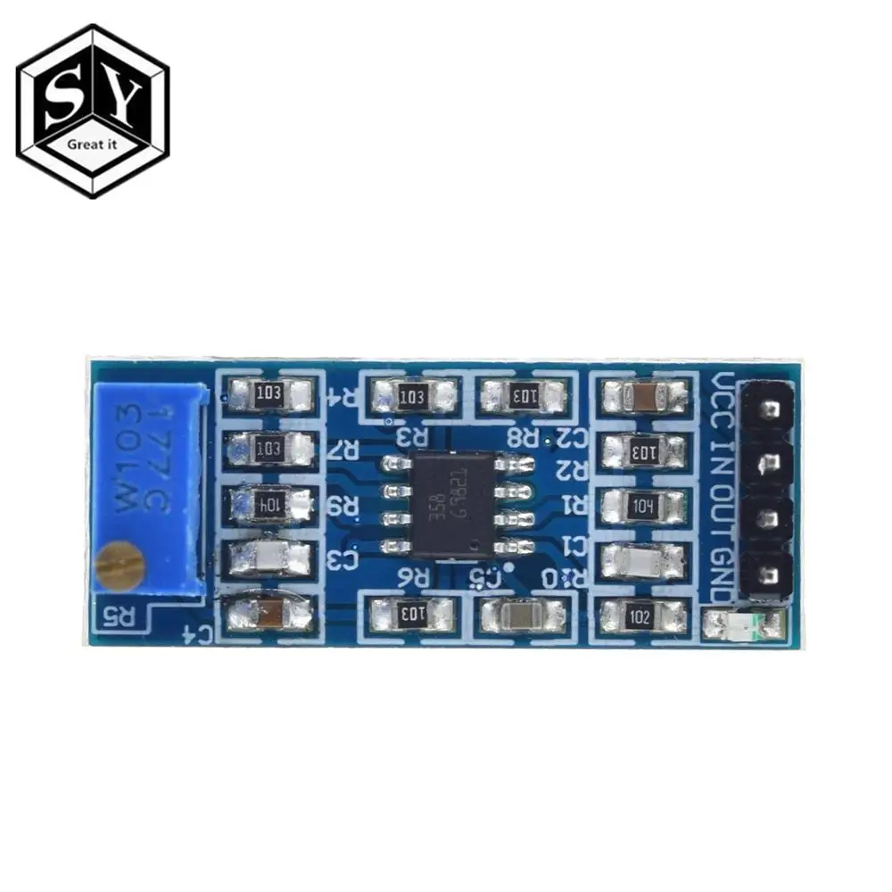 1 шт. Great IT LM358 100 увеличение времени усилитель сигнала модуль операционного