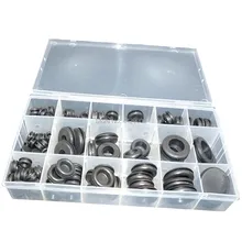 

Rubber Grommet Car Firewall Hole Plug Assortment Electrical Wire Gasket 125pcs Seal Rings Wiring Hole Grommets with Storage Case