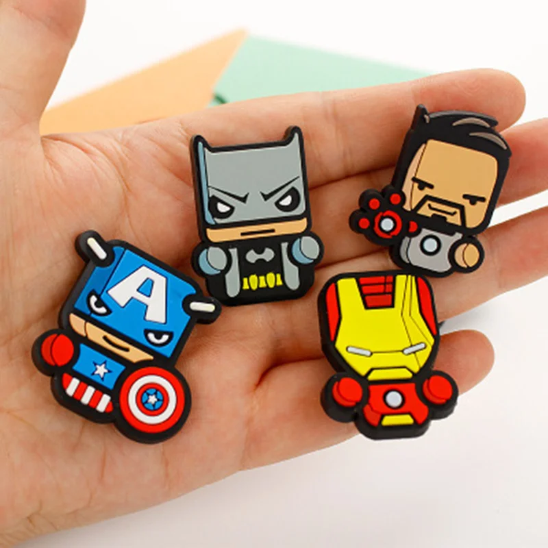 

1Pcs Cartoon Cute The Avengers Icon Brooch Pins Badge Anime Figure Super Heros Pins Button Children Backpack Clothes Hat Decor