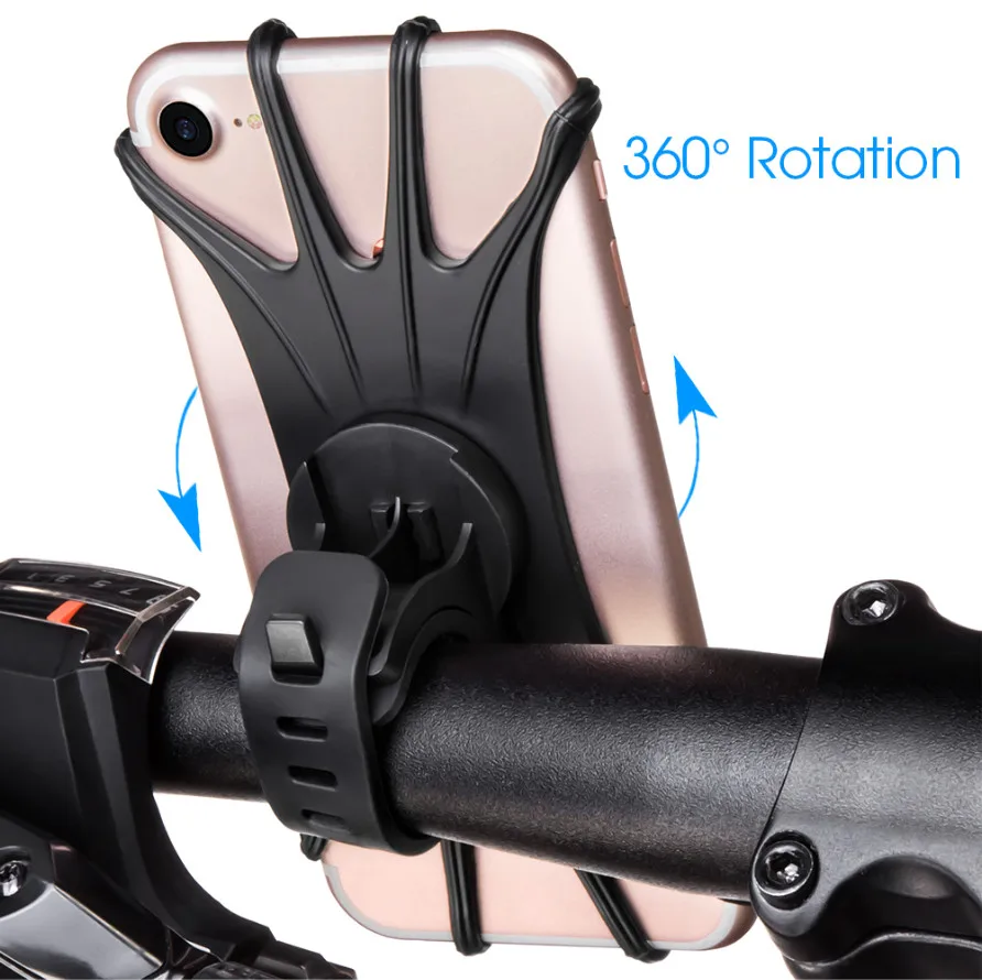 VNSTRIP العالمي الجري شارة مرونة سيليكون المعصم الفرقة ل phoneholder 4 بوصة إلى 6 بوصة 360 درجة الدورية ل BicyleBike