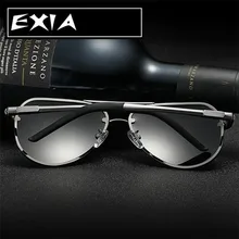 Pilot Sunglasses Polarized Lenses for MEN Top Quality Aluminium Magnesium Frame Alloy EXIA OPTICAL KD-0761 Series