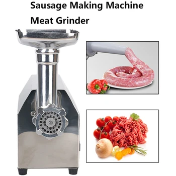 

GZZT Meat Grinder Electric Meat Grinder Stainless Steel Sausage Stuffer Mincer Duty Household Mincer Home