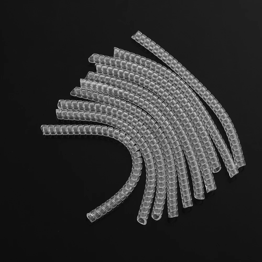 

5Pcs Invisible Spiral Ring Size Adjuster Shell Hard Guard Tightener Reducer Elastic Resizing Tool Jewelry Part Useful Hand Tools