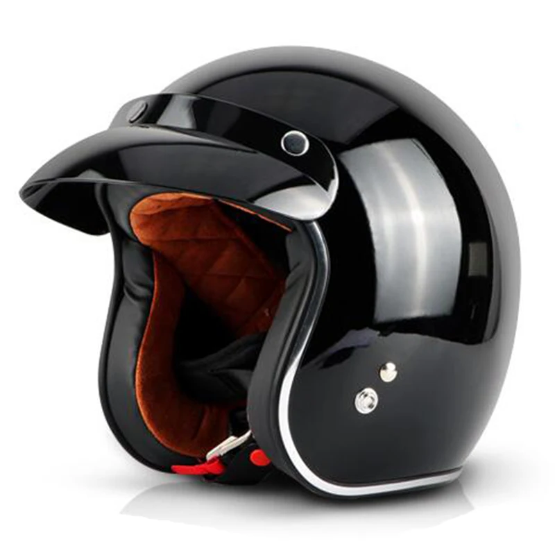 

Vintage motorcycle helmet Harley 3/4 open face helmet Lucky 8 moto casco Motocicleta Capacete moto casco capacete