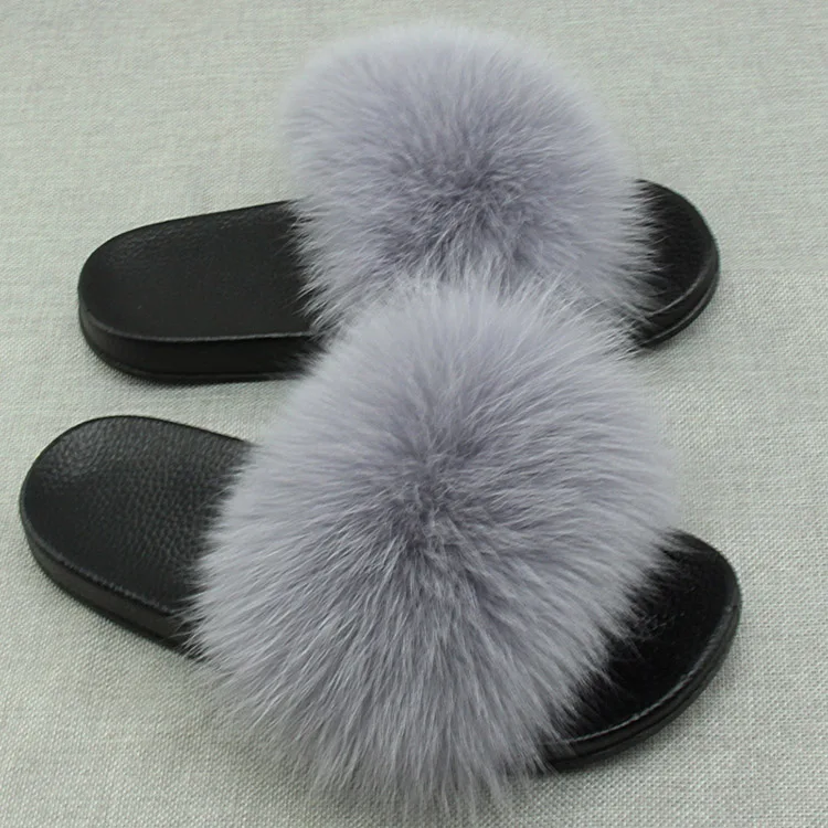 Fox Fur slippers (6)