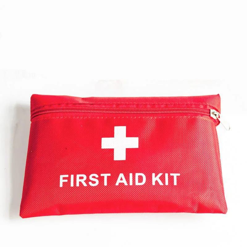 45 unids/lote de primeros auxilios Kit de emergencia al aire libre de lona resistente al agua para la familia Camping viaje tratamiento médico de emergencia YJJB009