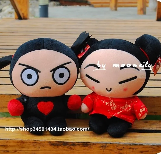 PUCCA and Garu Chinese baby doll plush 