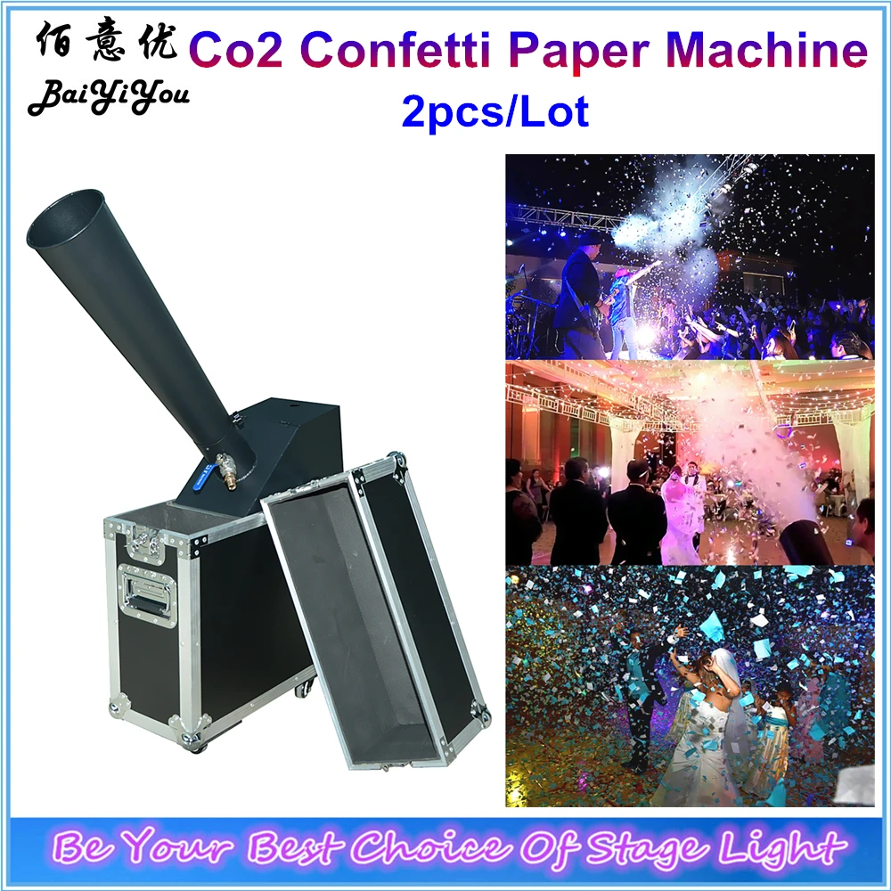 Middle Size CO2 Gas Confetti Machine Co2 Confetti Jet Machine Stage