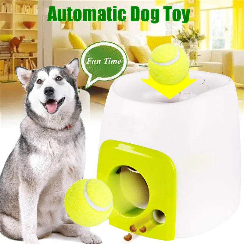 

Automatic Interactive Ball Tennis Launcher Dog Pet Toys Automatic Throwing Mmachine Pet Ball Throw Device Emission With Ball