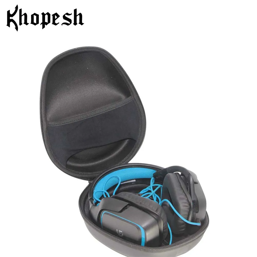 Khopesh наушников чехол Портативный для logitech G933 G930 G35 G230 G430 G231 беспроводные Игровые наушники чехол футляр для наушников