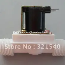 1/2"BSP Nylon Plastic Solar Solenoid Valve 12VDC 24VDC 220VAC Normally Closed Water Air Gas Heater Washer Wash Machine