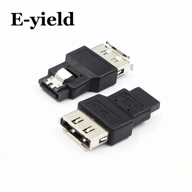 Portable SATA Male Jack to ESATA Female Plug Convert Convertor Adapter Connector For HDD Hard Drive
