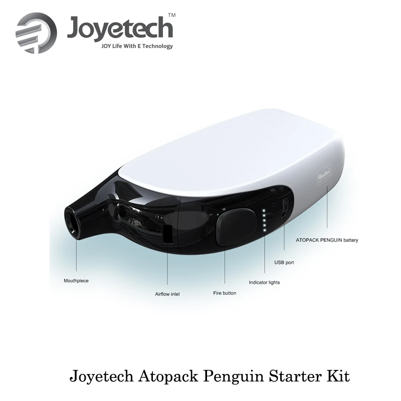 Оригинальный 50 Вт Joyetech atopack Пингвин starter kit все в одном 2000 мАч 8.8 мл/ 2.0 мл VAPE VS eleaf ijust