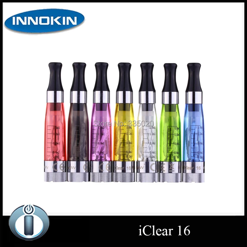 Original Innokin iClear 16 Dual Coil Clearomizer Iclear16 Rebuildable 1 6ml Atomizer for font b Electronic