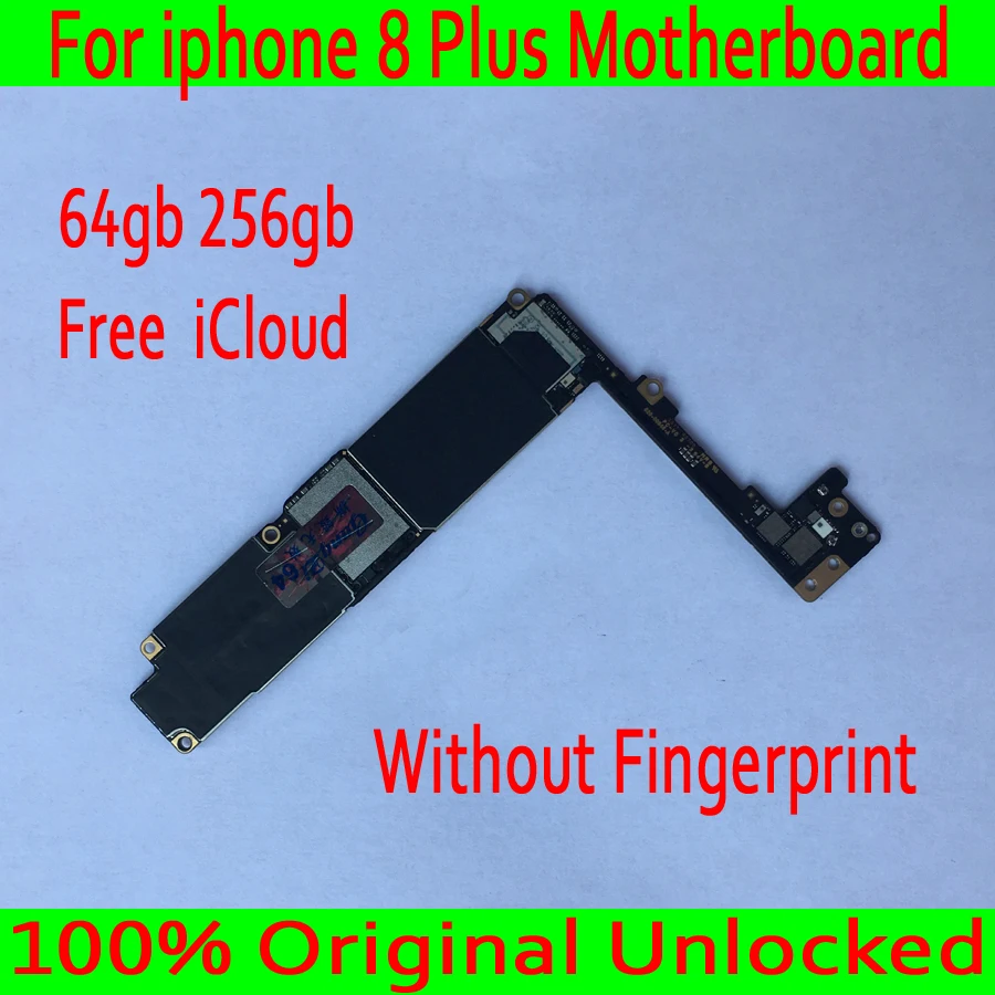 

For iphone 8 Plus Motherboard unlocked Mainboard Without Touch ID Original for iphone 8 Plus 8p Logic board Without Fingerprint