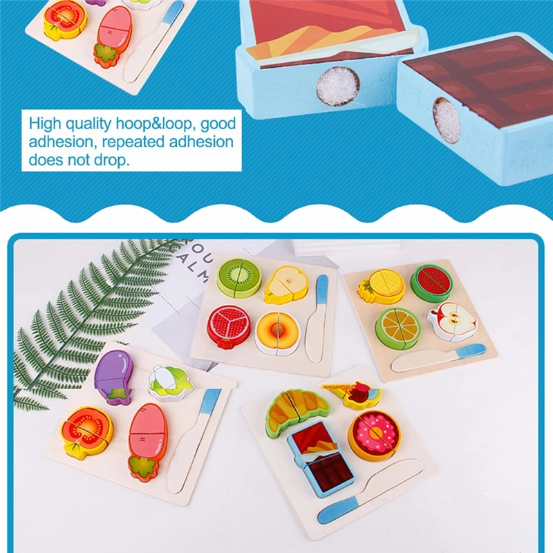 Дети ролевые игры дом игрушка резка фрукты деревянные овощи еда Кухня Детские классические развивающие игрушки
