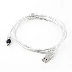 1 шт. iEEE 1394 4 Pin Для iLink кабель адаптера 5ft USB к Firewire Горячая по всему миру Прямая доставка