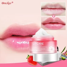 BIOAQUA клубника маска для сна увлажняющая макияж Отшелушивающий бальзам для губ увлажняющий крем питает естественную губу водопроводный уход за кожей