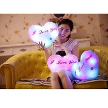 Luminous pillow Christmas Toys, Led Light Pillow,Purple White plush Pillow, Colorful Heart plush toys for Children,Cute Gift Luminous pillow Christmas Toys, Led Light Pillow,Purple White plush Pillow, Colorful Heart plush toys for Children,Cute Gift
