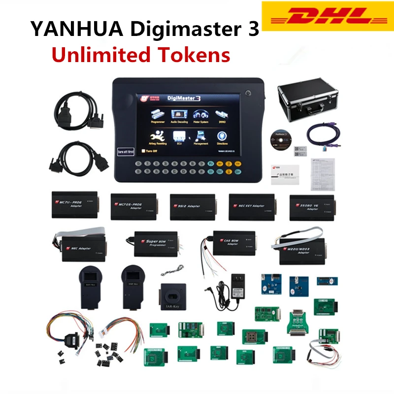 

YANHUA Digimaster 3 III Odometer Correction Car Mileage Programmer Auto Key Programmer Immobilizer SRS Unlimited Tokens Update