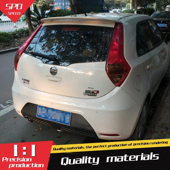 

For morris garages MG3 Spoiler ABS Material Car Rear Wing Primer Color Rear Spoiler For MG 3 Spoiler 2010-2014