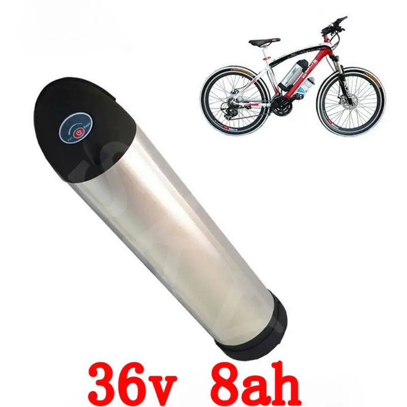 36 В 8AH бутылка для воды батарея 36 В 8AH Электрический велосипед батарея 36 в 500 Вт Батарея с 15A BMS и 42 в 2A зарядное устройство Бесплатная доставка