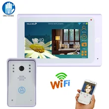 Wifi Video Doorbell Intercom IP Camera 7″ Monitor Touch LCD Screen IR Outdoor Camera Waterproof Support IOS/Android Smart Phone