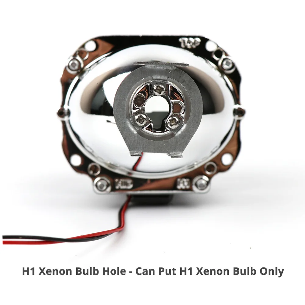 DMEX 2.5 Inch HID Bi-Xenon WST Mini H1 Projector Lens with Shroud, Suitable For H4 H7 Car HeadLight, LHD RHD