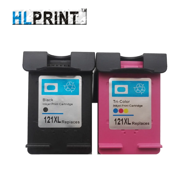 2pcs Compatible ink cartridge 121XL FOR HP Photosmart C4610 C4640 C4650