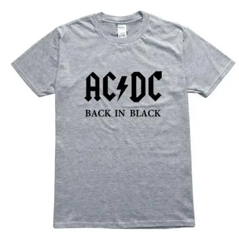 Дизайн, AC DC Bell, мужские футболки с черепом и цепочкой, acdc bell, I Got My Bell goning Take Ya To Hell, Повседневная брендовая 3D Мужская футболка - Цвет: Light greyblack