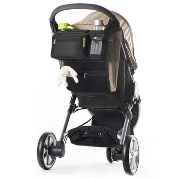 

Universal Baby Stroller Organizer Extra-Large Storage Space for Mom