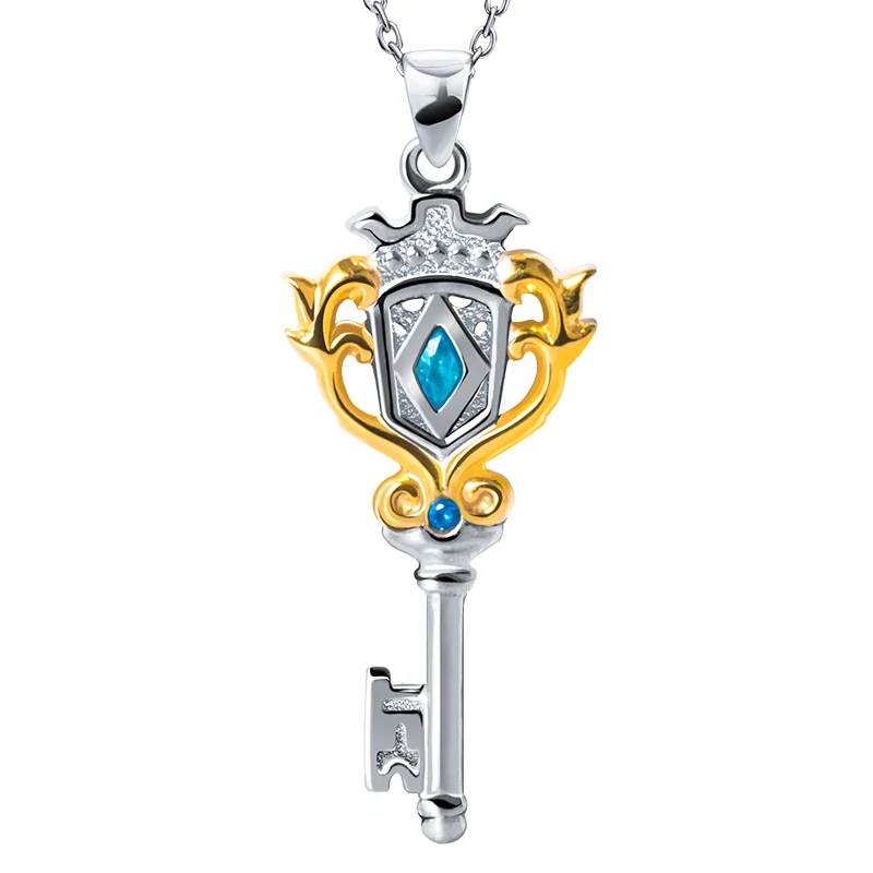 

Cardcaptor Sakura: Clear Card-hen Memory Key 925 Sterling Silver Necklace Pendant Anime Cosplay Prop Christmas Gift N1
