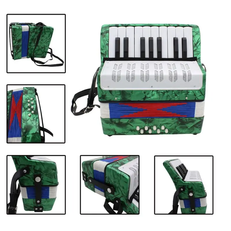

IRIN 17 Key Professional Mini Accordion Educational Musical Instrument for Kids Adult