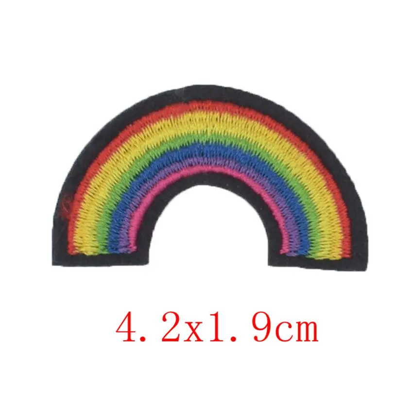 New ARRIVAL Cartoon Movie Universe Patch Anime EYES Rainbow Patches Halloween Robe Costume Embroidery Patch