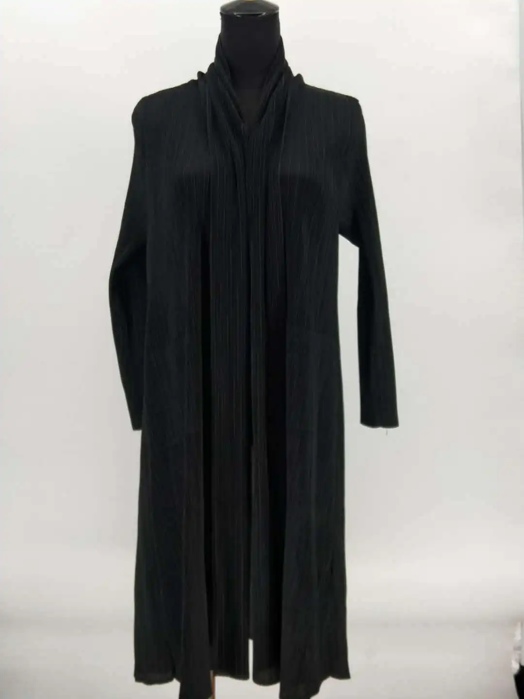 Spring Of 2018 New plus Size Fold Long Casual X-long Turn-down Collar Open Stitch Wide-waisted Coat Spring Of 2018 New plus Size Fold Long Casual X-long Turn-down Collar Open Stitch Wide-waisted Coat