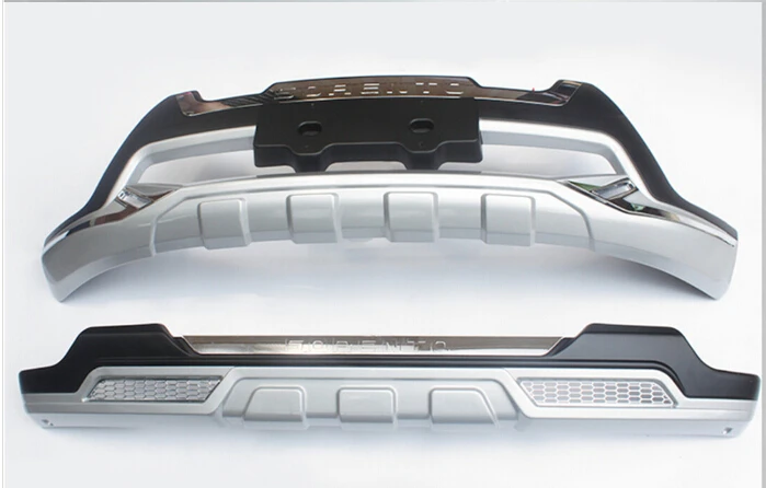 

2PCS Front + Rear Bumper Protector Guard Skid Plate Cover For 15-17 KIA Sorento L 2015 2016 2017 by EMS